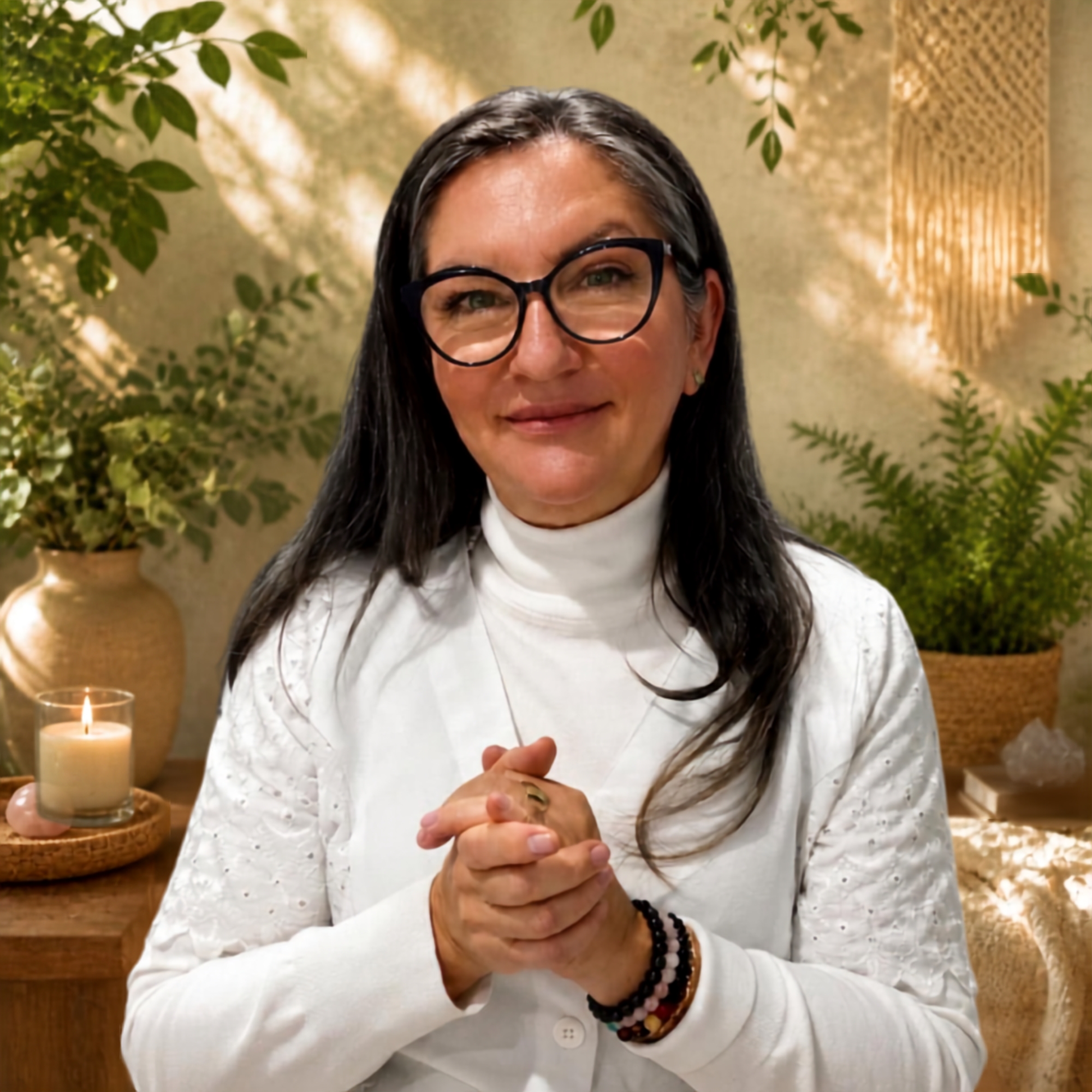 Any Rigo, terapeuta holística, autora do combo